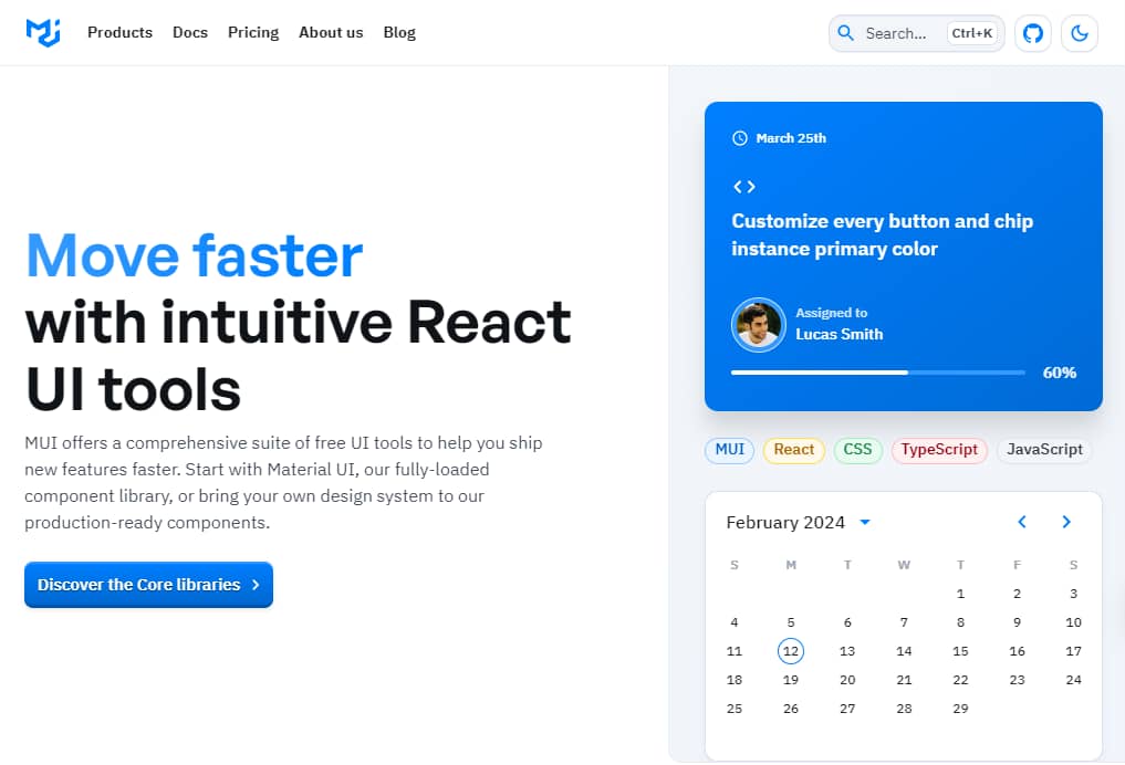 20+ Best React UI Component Libraries / Frameworks For 2024