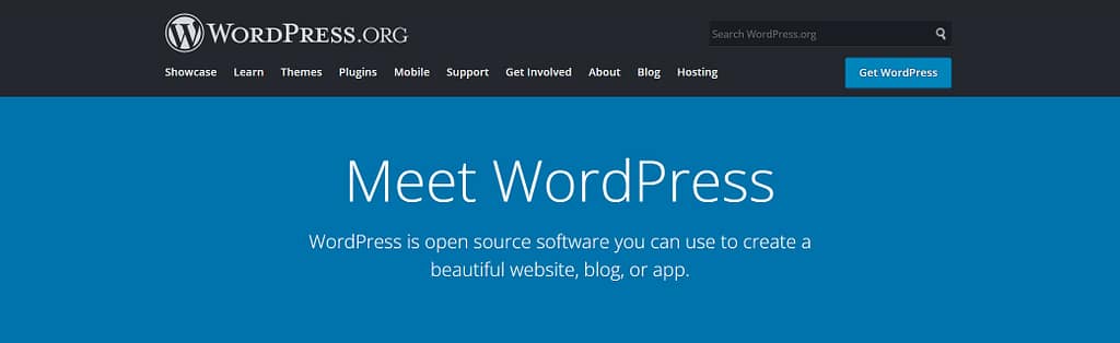 WordPress.org old header