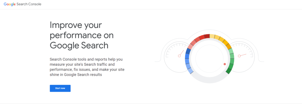 sign up for Google Search Console