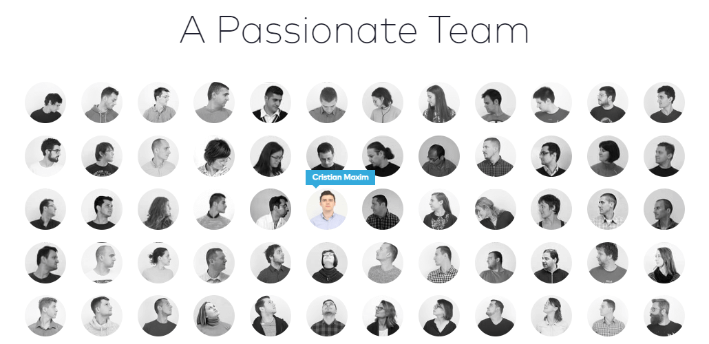 Lateral's meet the team page
