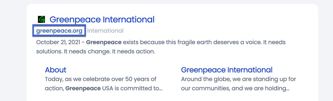 greenpeace - .com vs .net vs .org