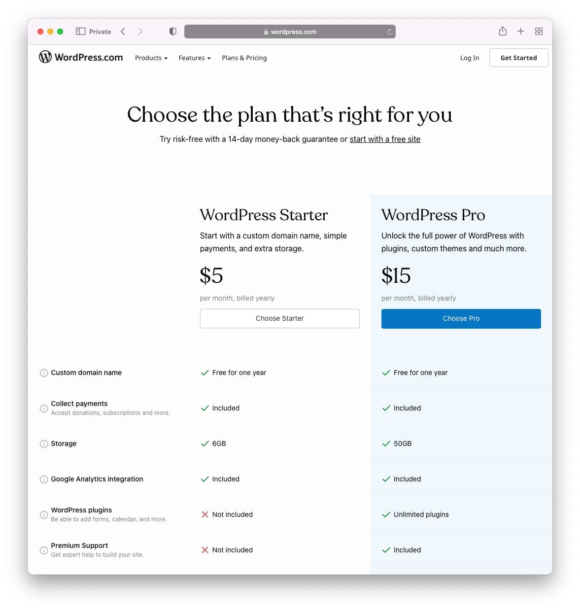 WordPress.com pricing changes again