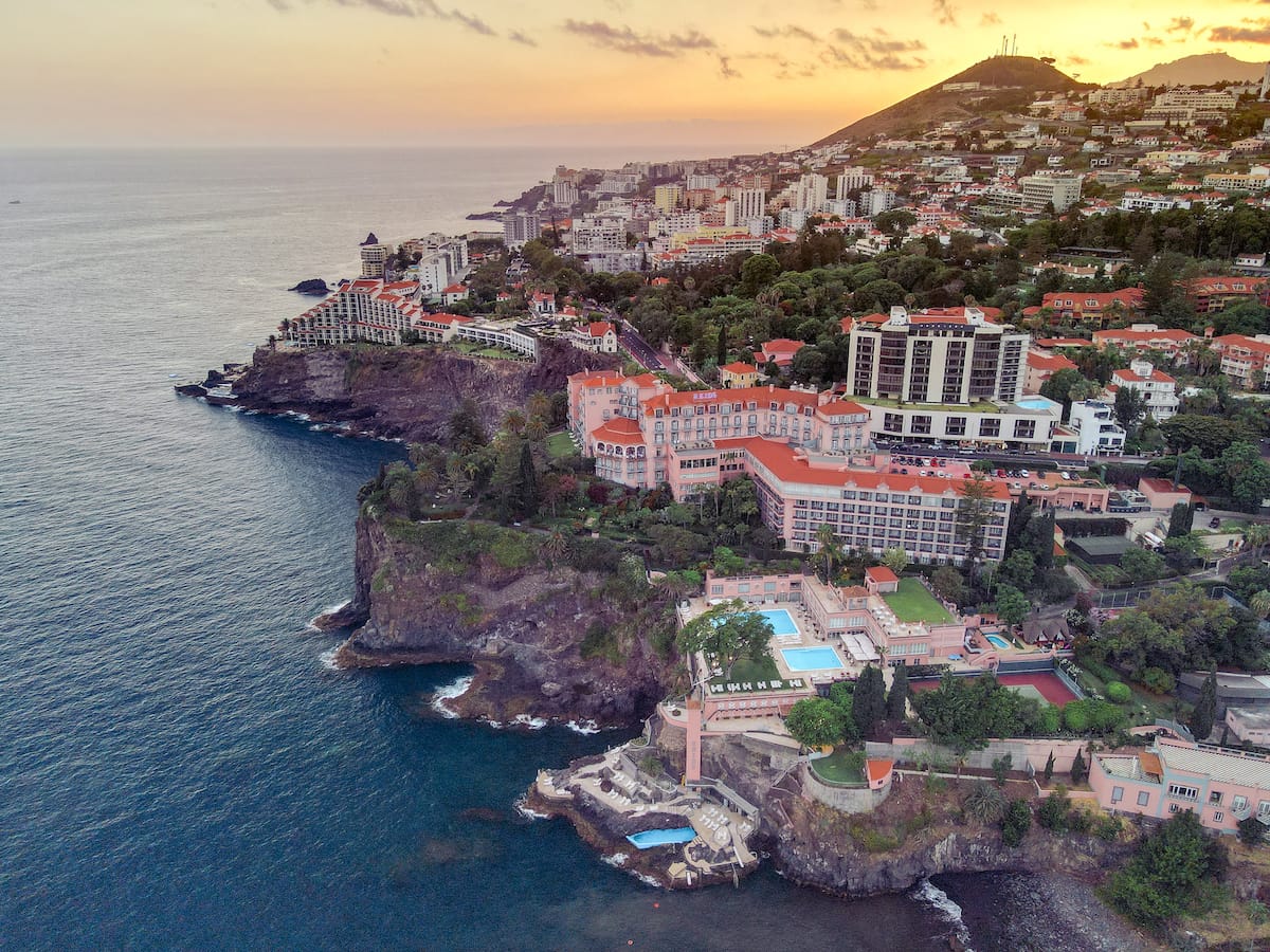 Best digital nomad city for nice weather year-round is Funchal, Madeira