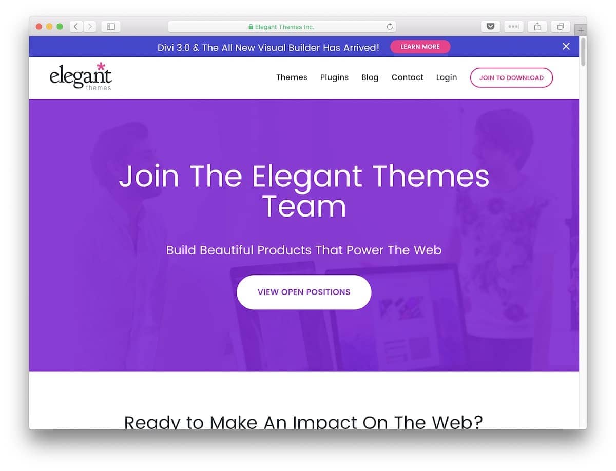 Elegant Themes is behind some of the most popular WordPress themes on the market and they often have WordPress jobs they need filled.