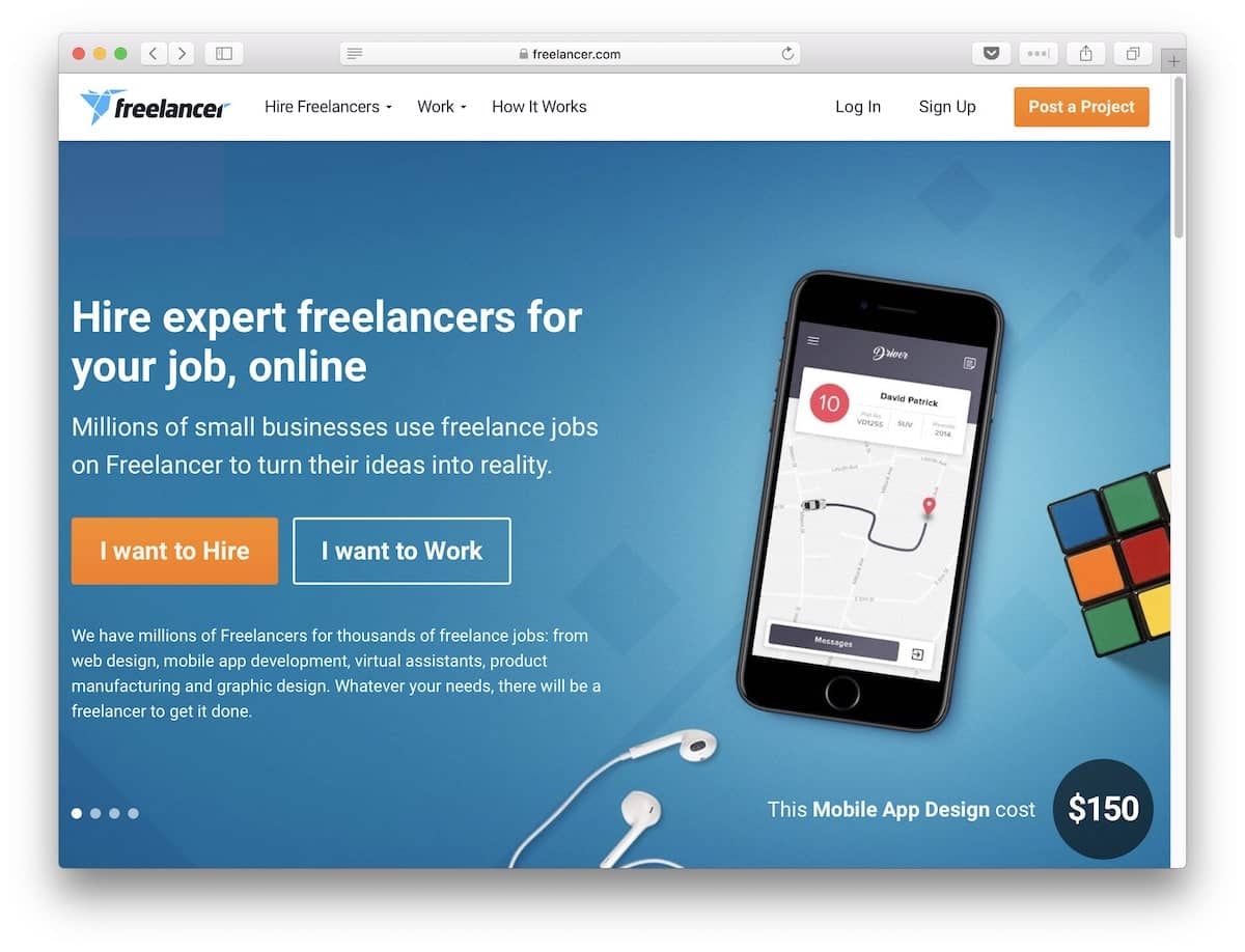Freelancer.com marketplace