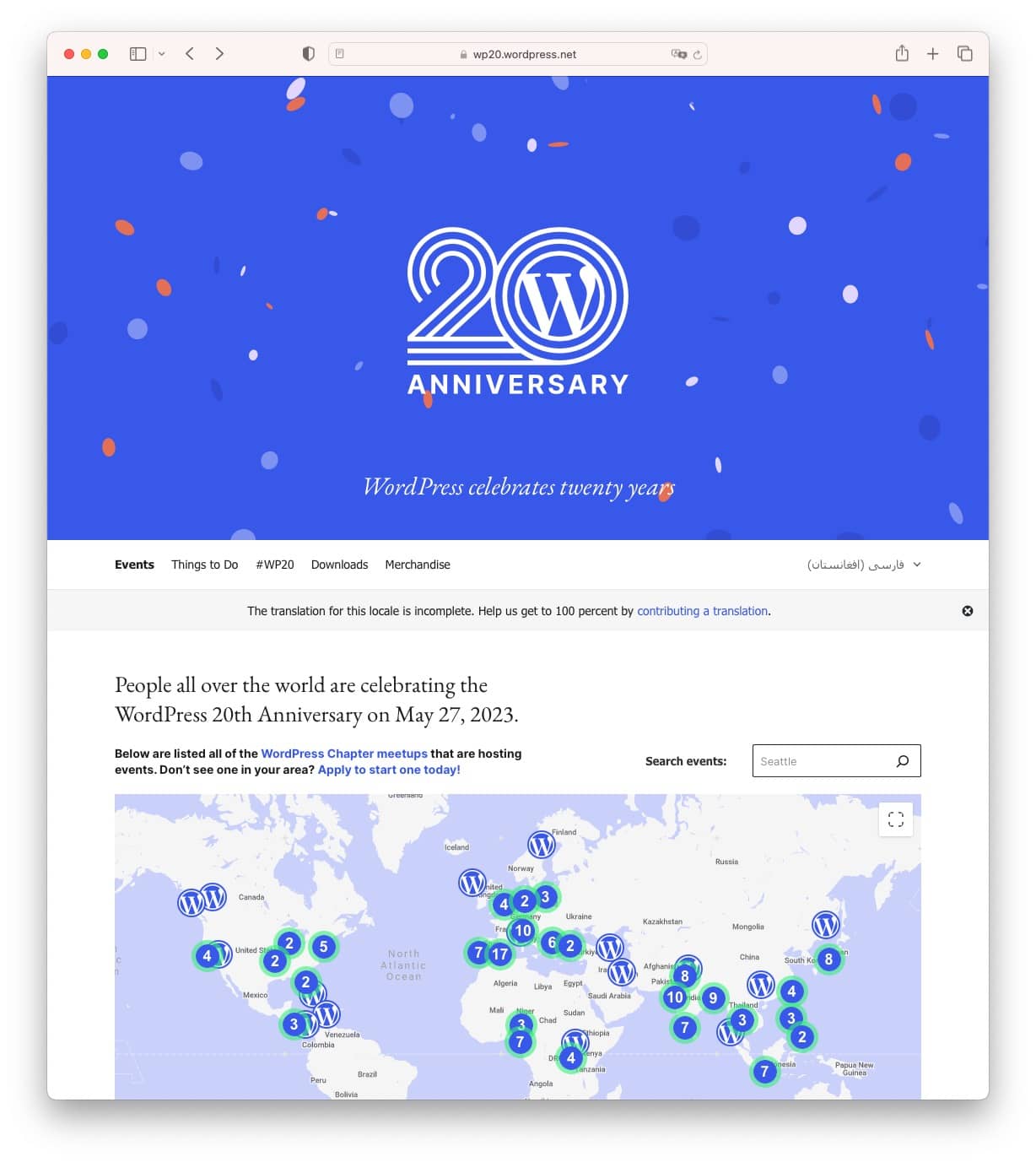 WordPress turns 20 years old