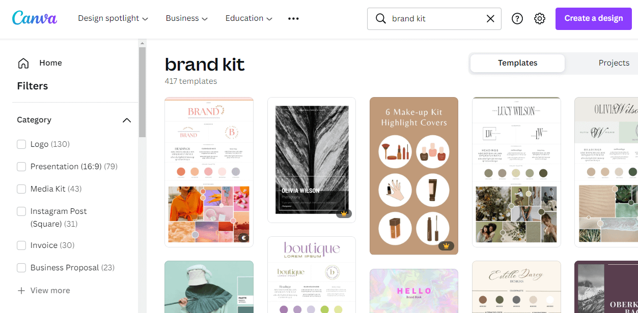 Creating a brand kit on Canva