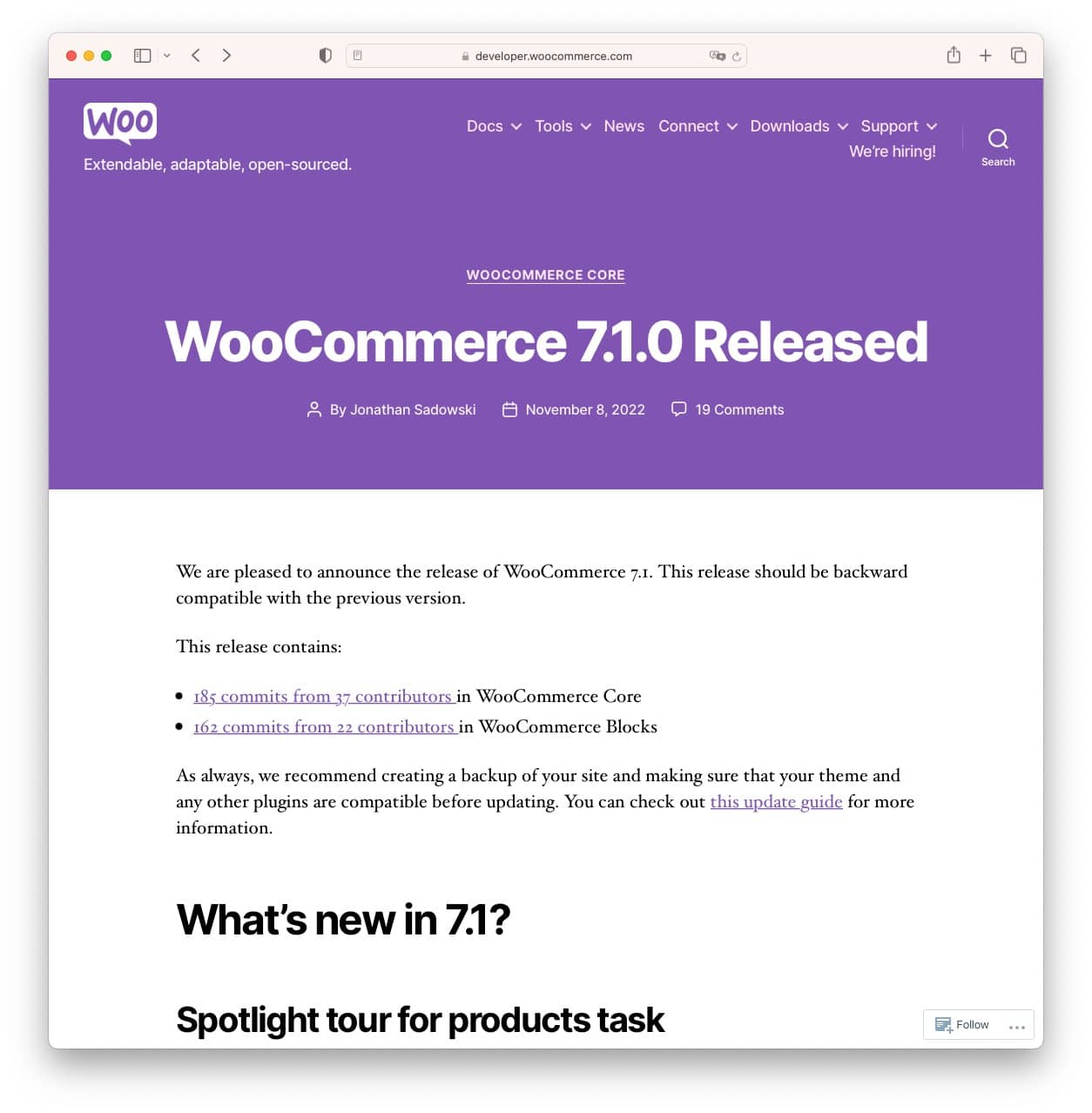 WooCommerce 7.1