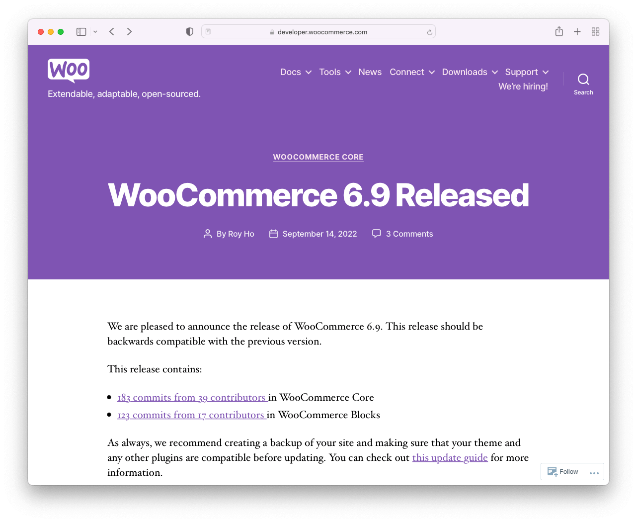 WooCommerce 6.9