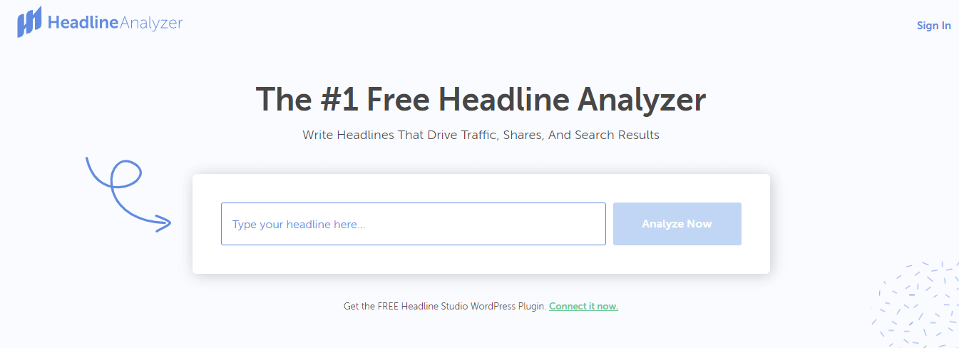 CoSchedule's Headline Analyzer is one of the best content marketing tools.