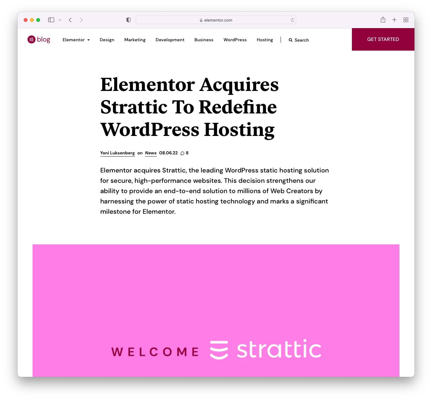 Elementor acquires Strattic, a static WordPress hosting service