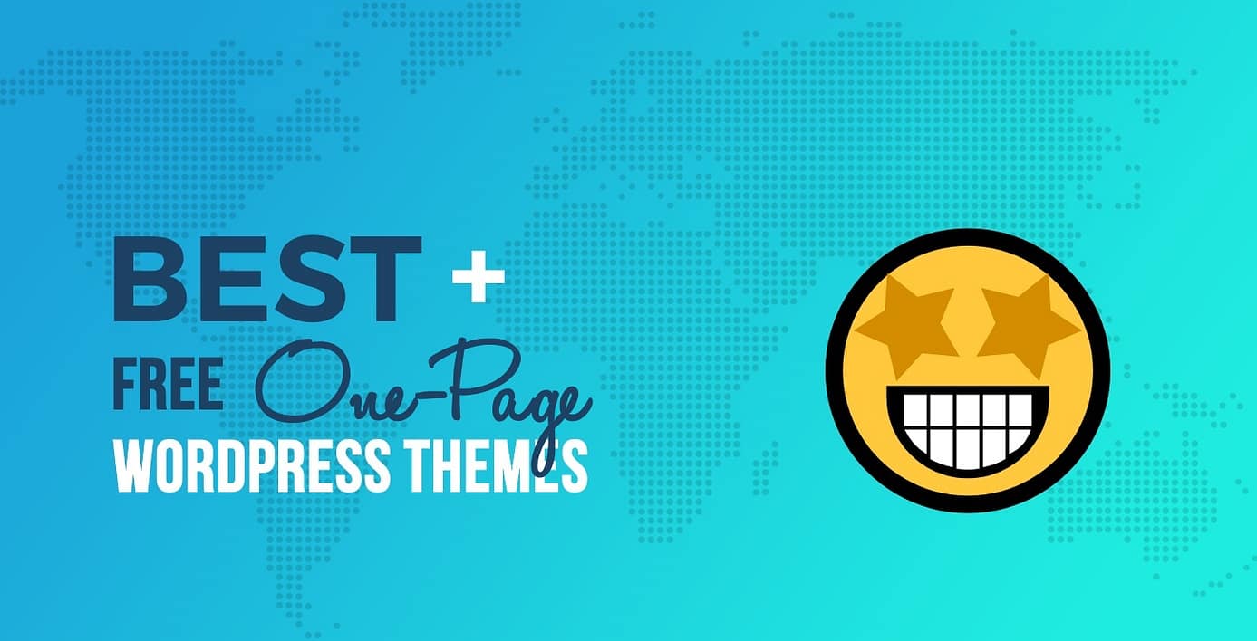 best free one-page WordPress themes