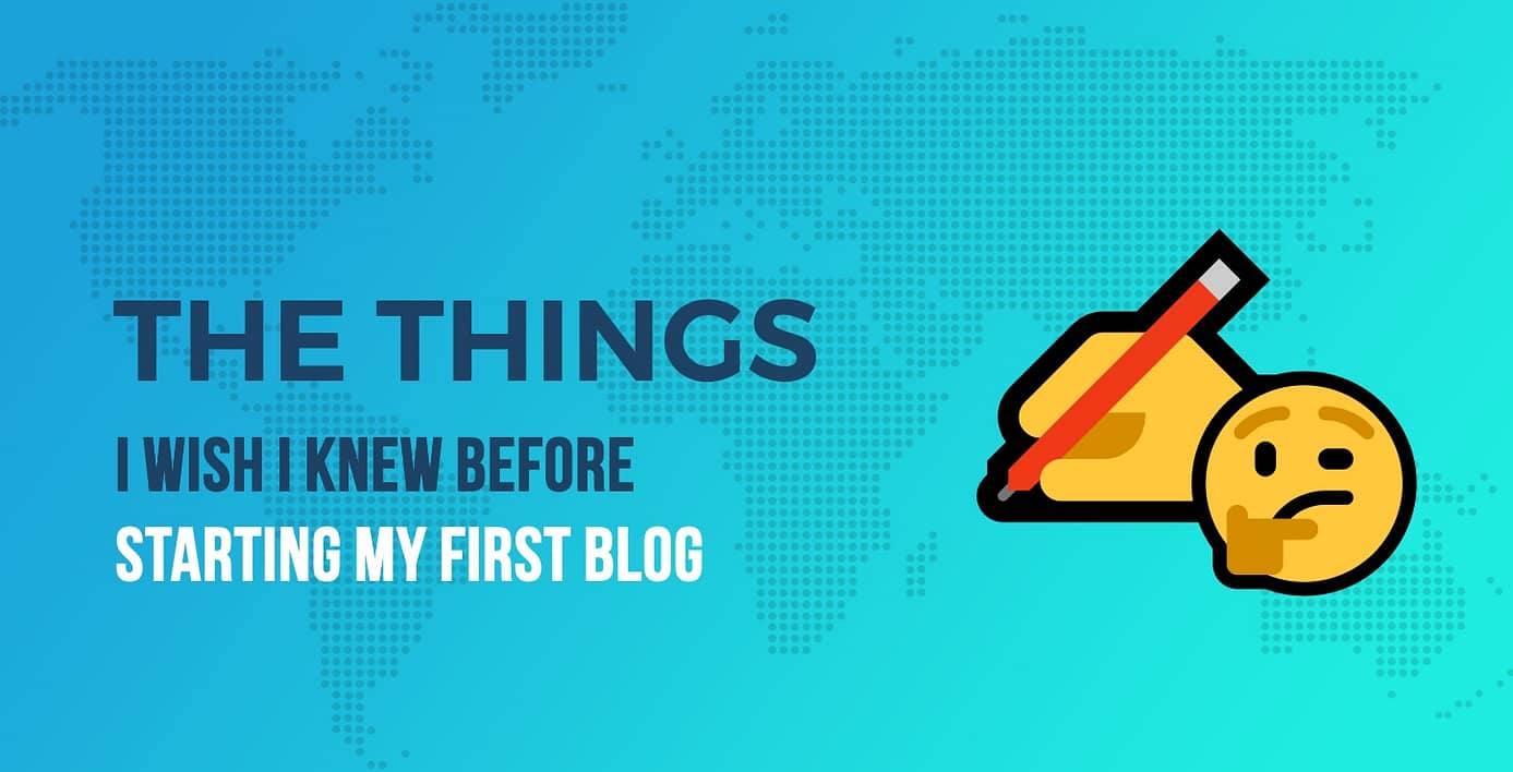 before starting a blog