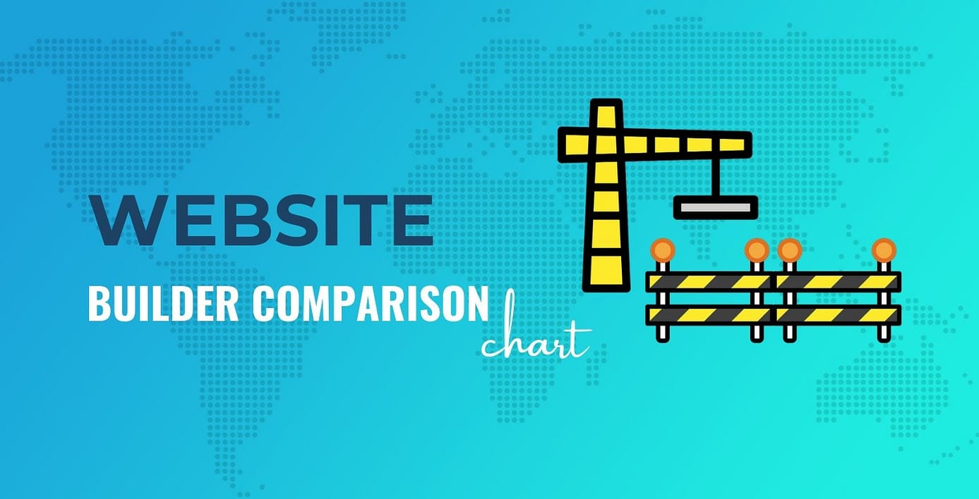 Website builder comparison chart