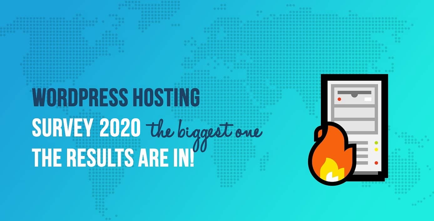 WordPress Hosting Survey 2020