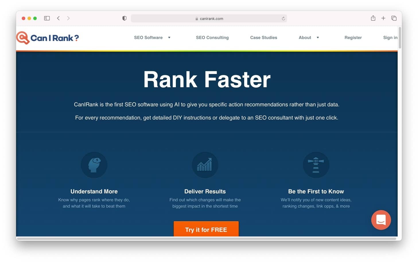 Can I rank is an SEO tool with multiple options