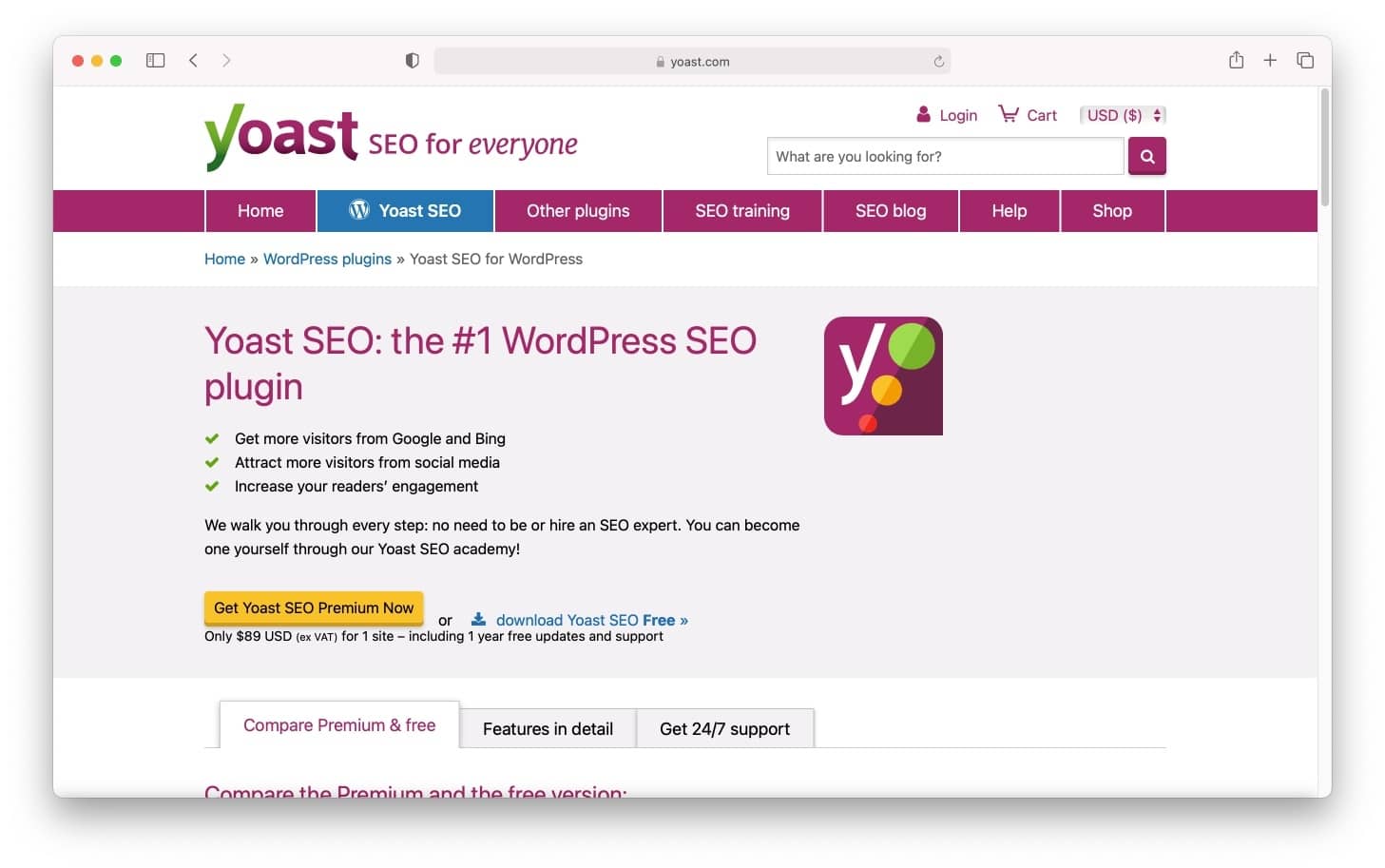 One of the most well-known SEO tools for WordPress: Yoast
