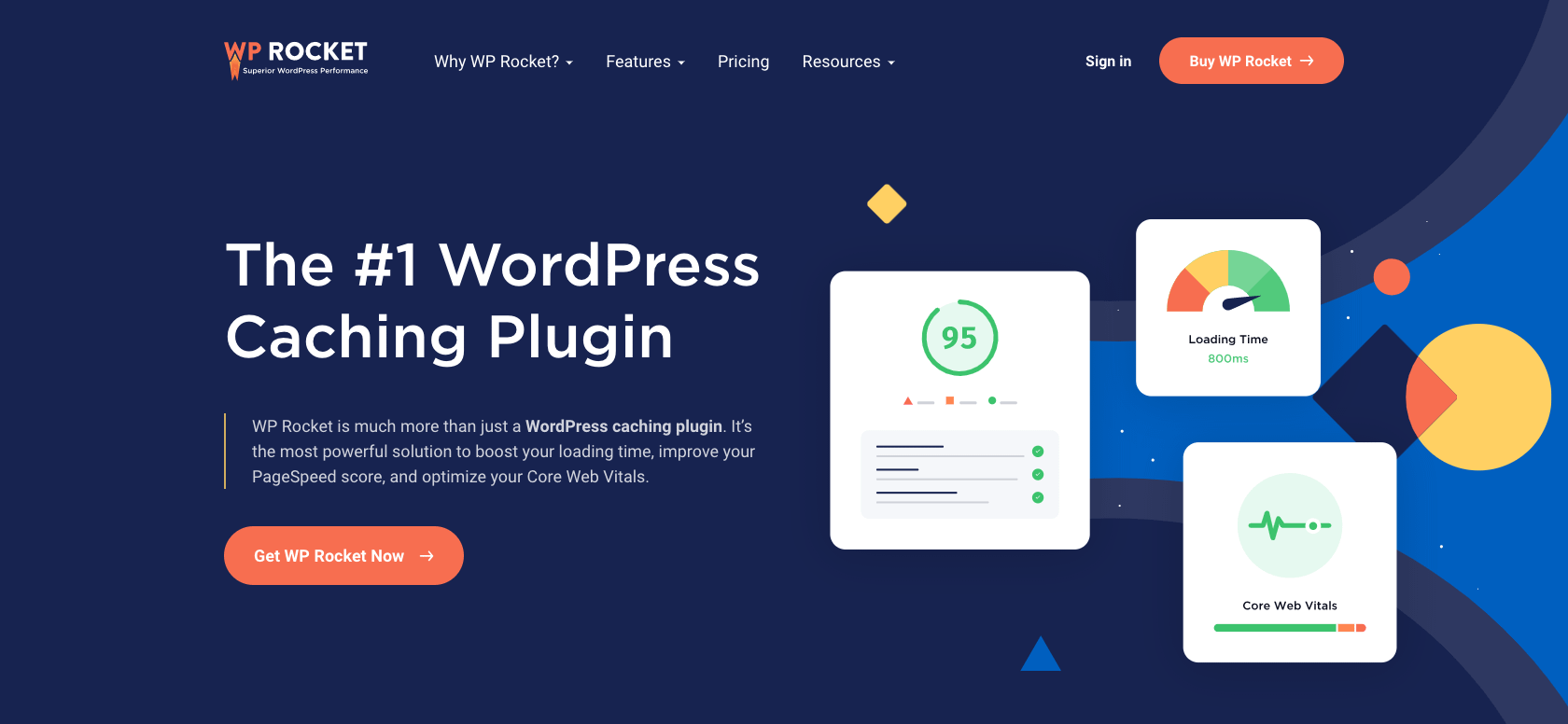 WP Rocket is one of the best ecommerce plugins for WordPress.