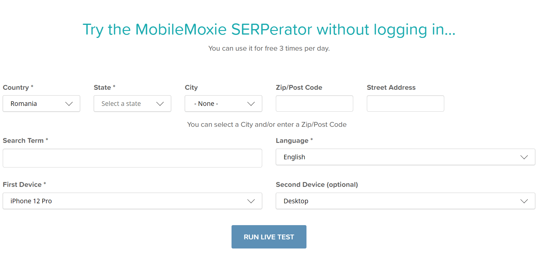 best free SEO tools - SERPerator