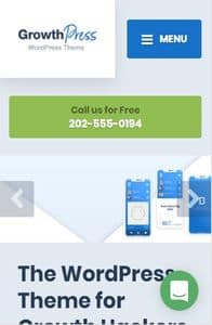 GrowthPress on mobile