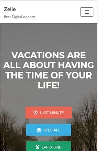 Neve Travel Agency on mobile