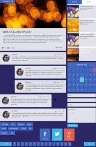 Blog Magazine UI Kit on mobile
