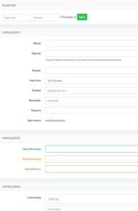 Director Admin Template on mobile