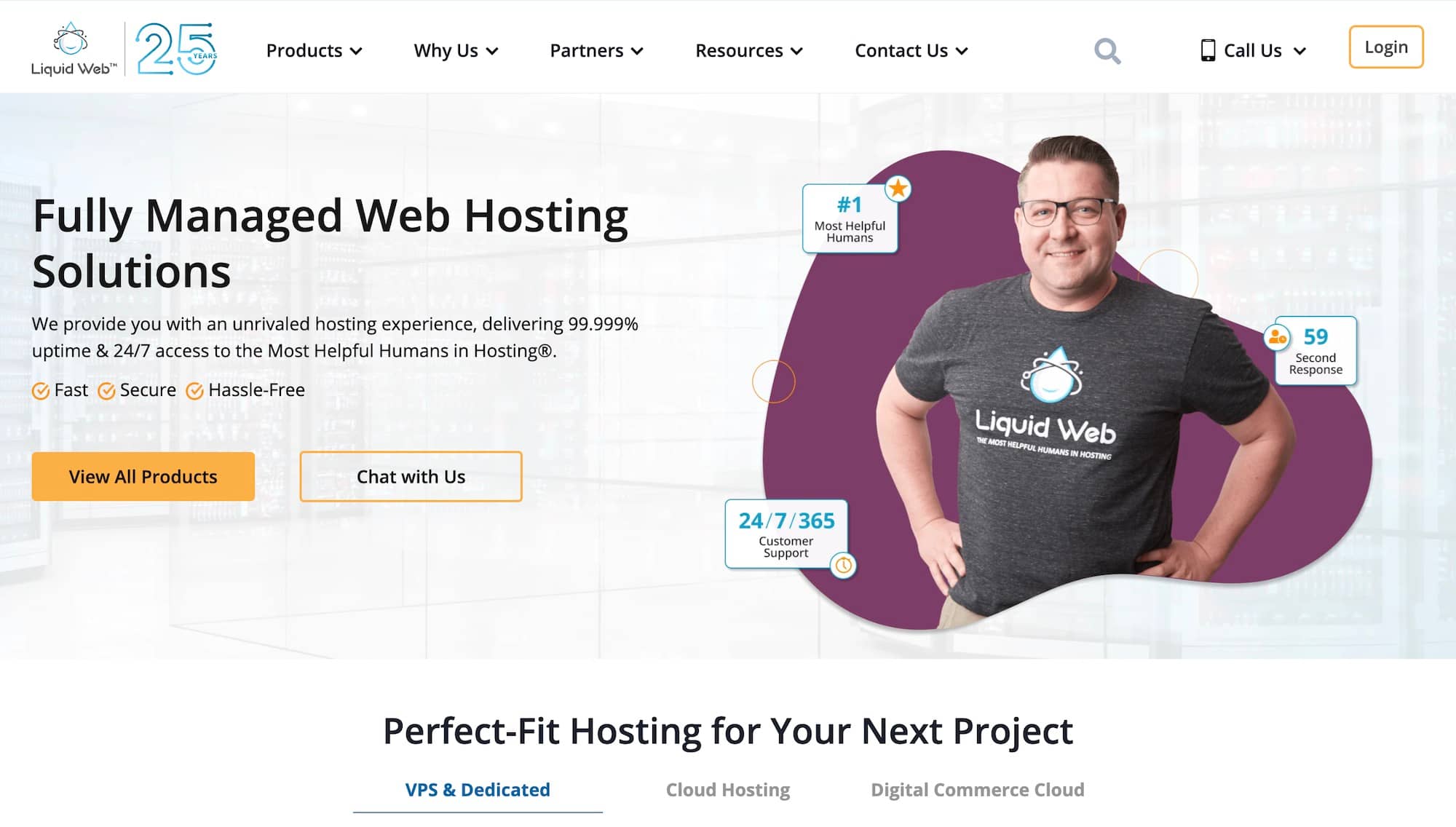 Liquid Web, one of the best web hosting for developers.