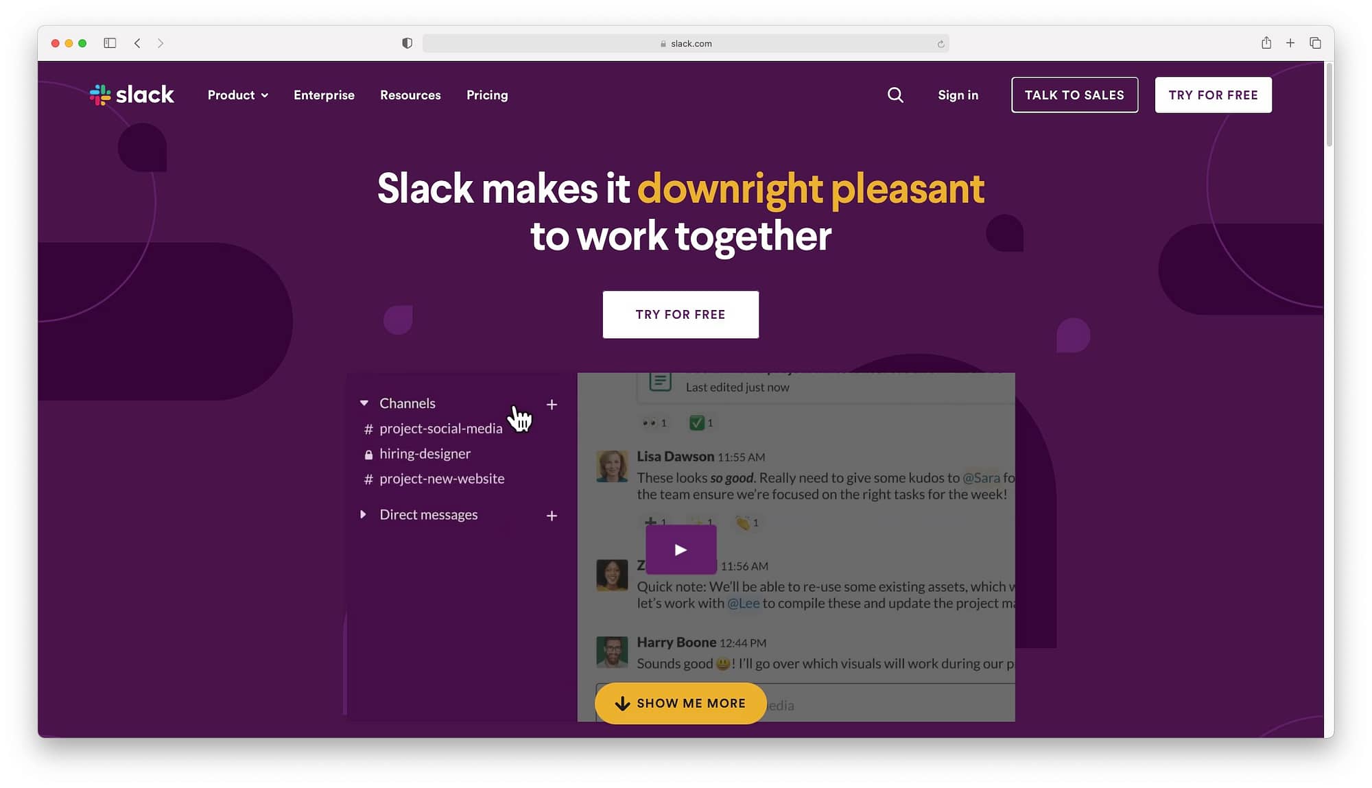 Slack is included in our picks for the best free video conferencing apps