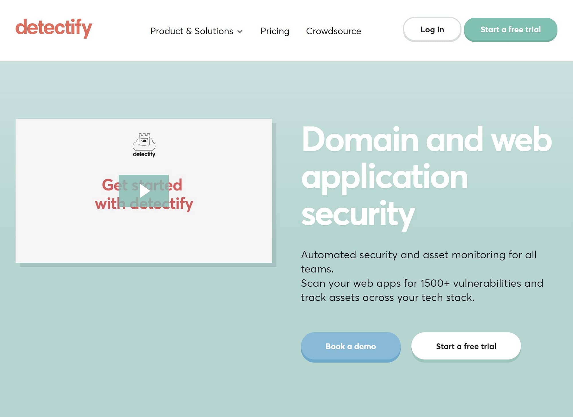 Detectify website security check tool