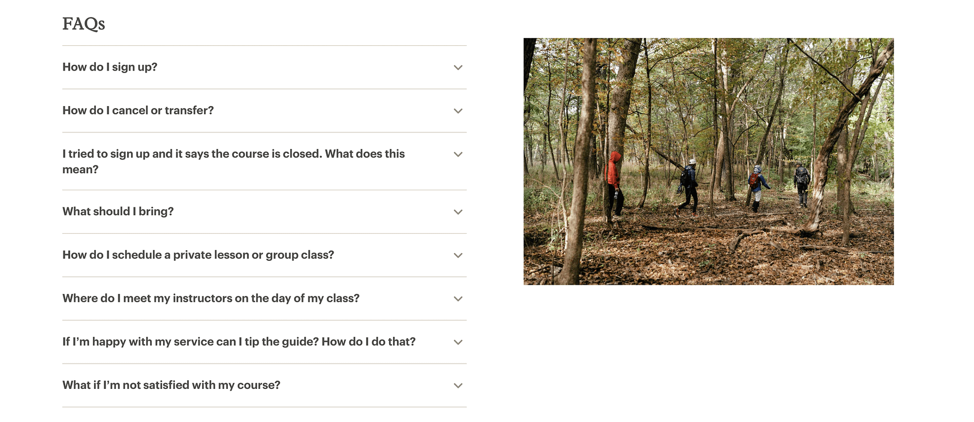 REI FAQs