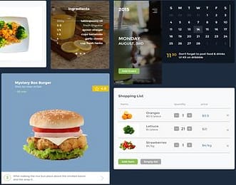 Food and Drink UI Kit view