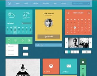 Modern Touch UI Kit view