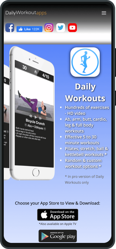 Daily Workout apps