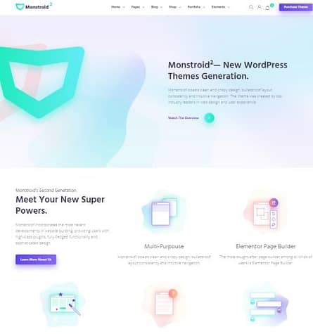 Best WP Themes for WooCommerce: Monstroid2