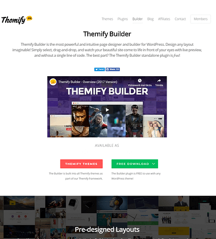 Themify builder