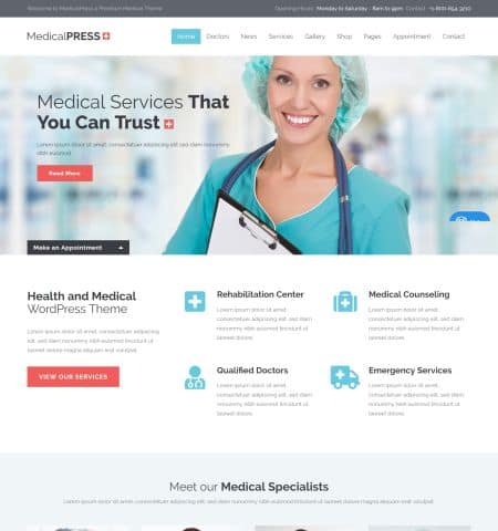 25+ Best Medical WordPress Themes For Hospitals, Doctors, Etc