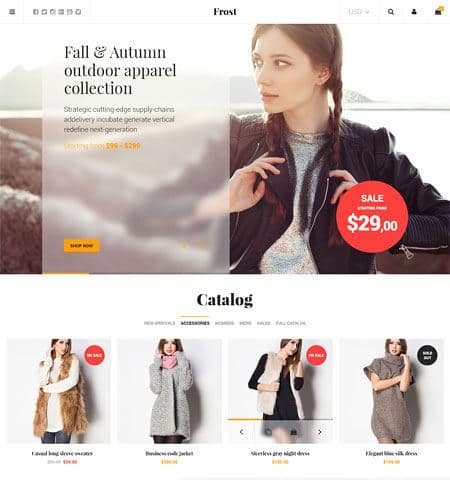 WooCommerce Themes For WordPress: Frost1