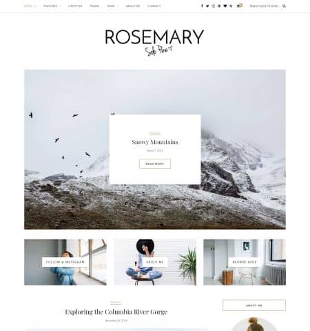 rosemary wp theme for blogs
