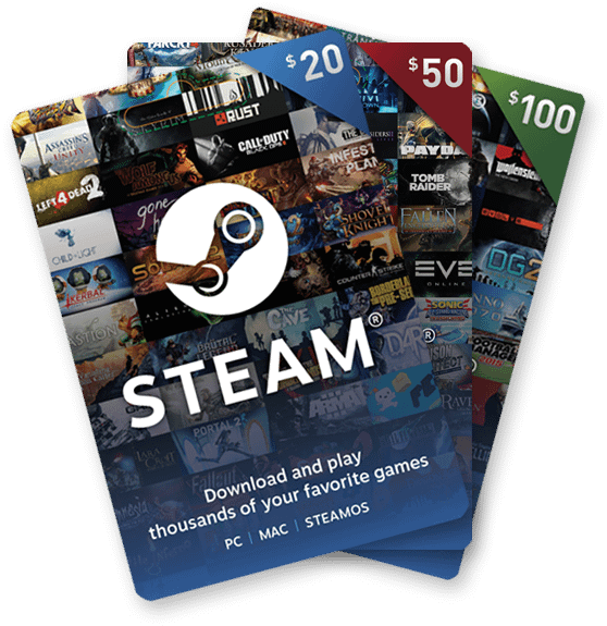 best gifts for gamers: Steam gift card