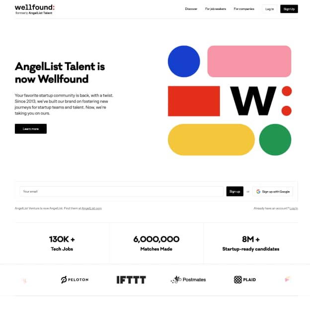 Wellfound (formerly AngelList Talent) is one of the best remote job boards for techies and startups.