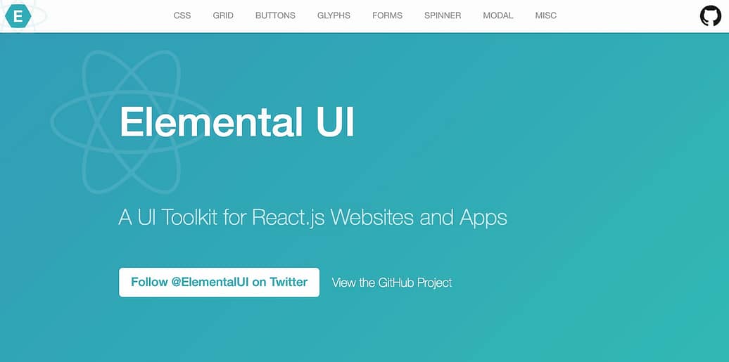 React UI component libraries: elemental-ui