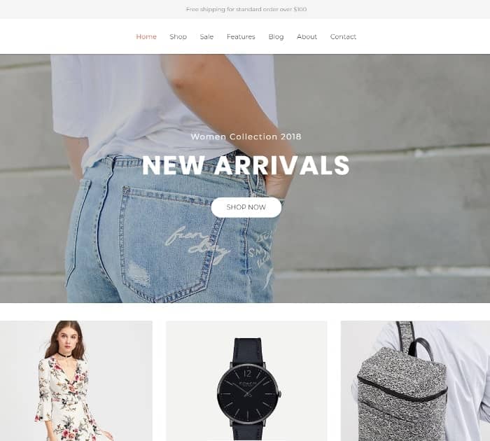 Best Free Shopify Themes: Fashe