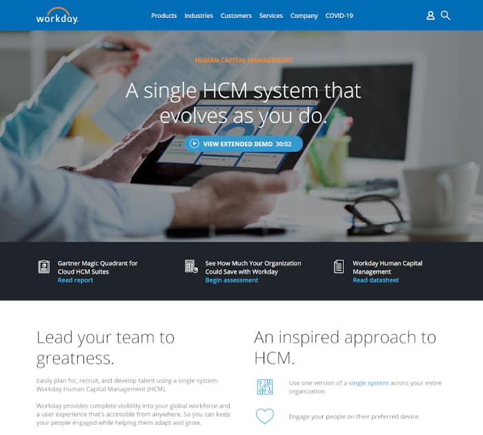 Best HR Software: Workday
