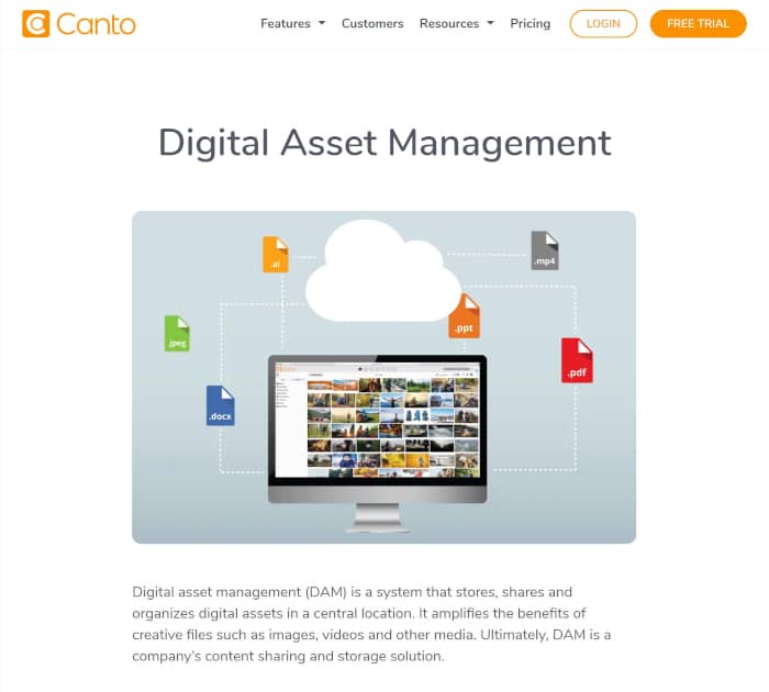 Best digital asset management software: Canto
