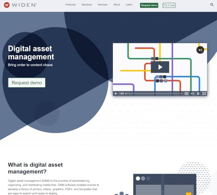 Best digital asset management software: Widen