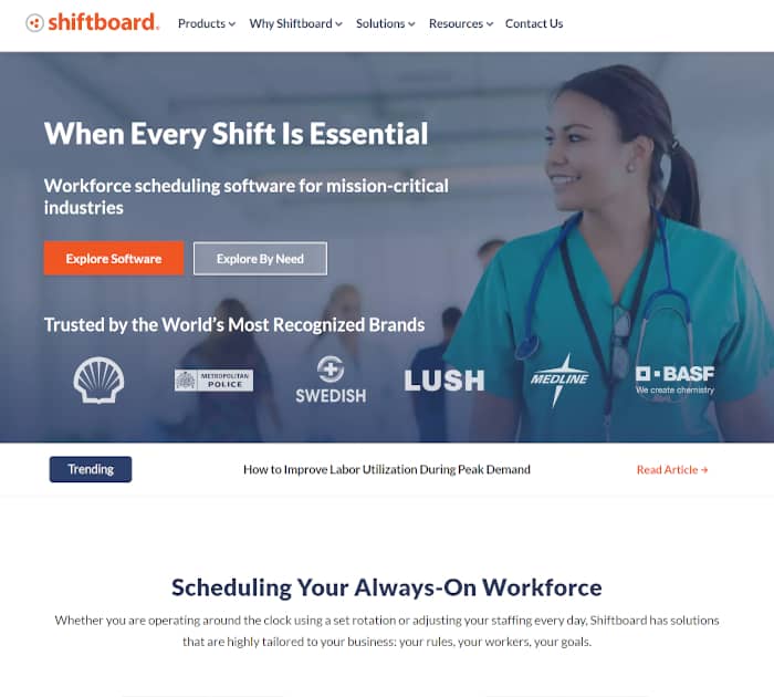 Best employee scheduling apps: Shiftboard