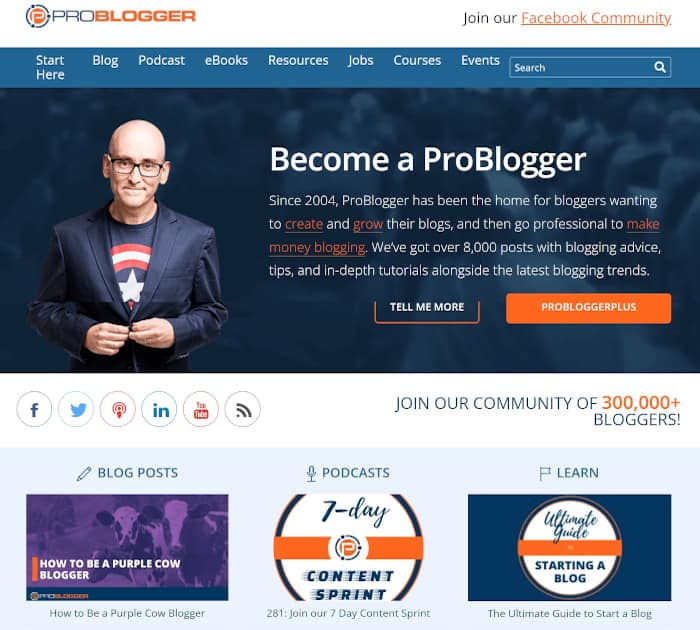 Best blogging jobs sites - ProBlogger