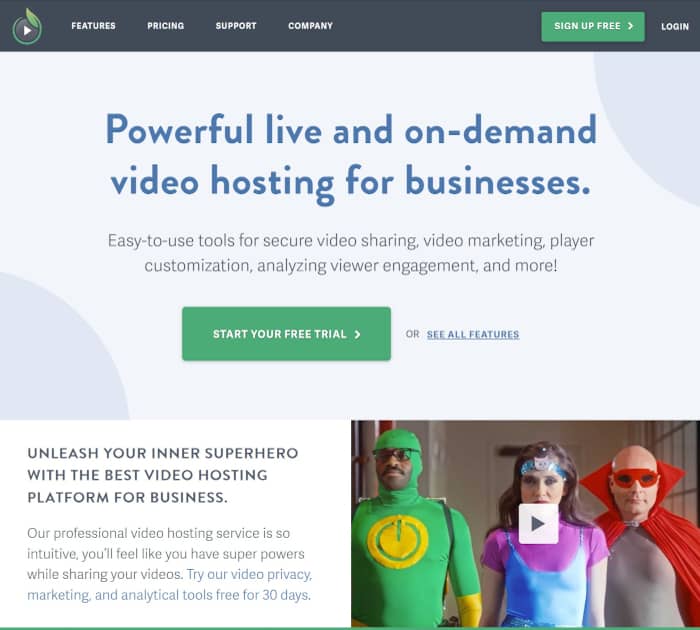 streaming video provider - SproutVideo
