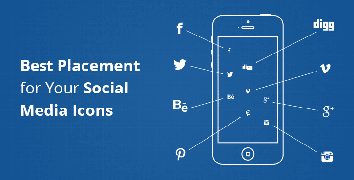 Determining the Best Placement for Your Social Media Icons